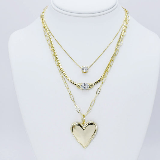 Crystalized Heart Necklace