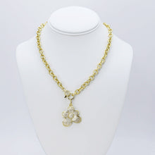 Load image into Gallery viewer, Cute Flower Gold Necklace I-61
