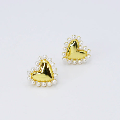 Cute Love Gold Earring