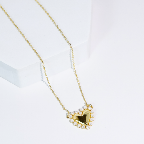 Cute Love Gold Necklace
