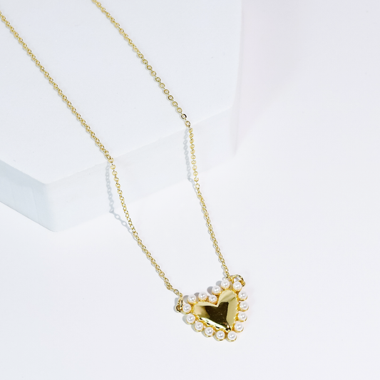 Cute Love Gold Necklace