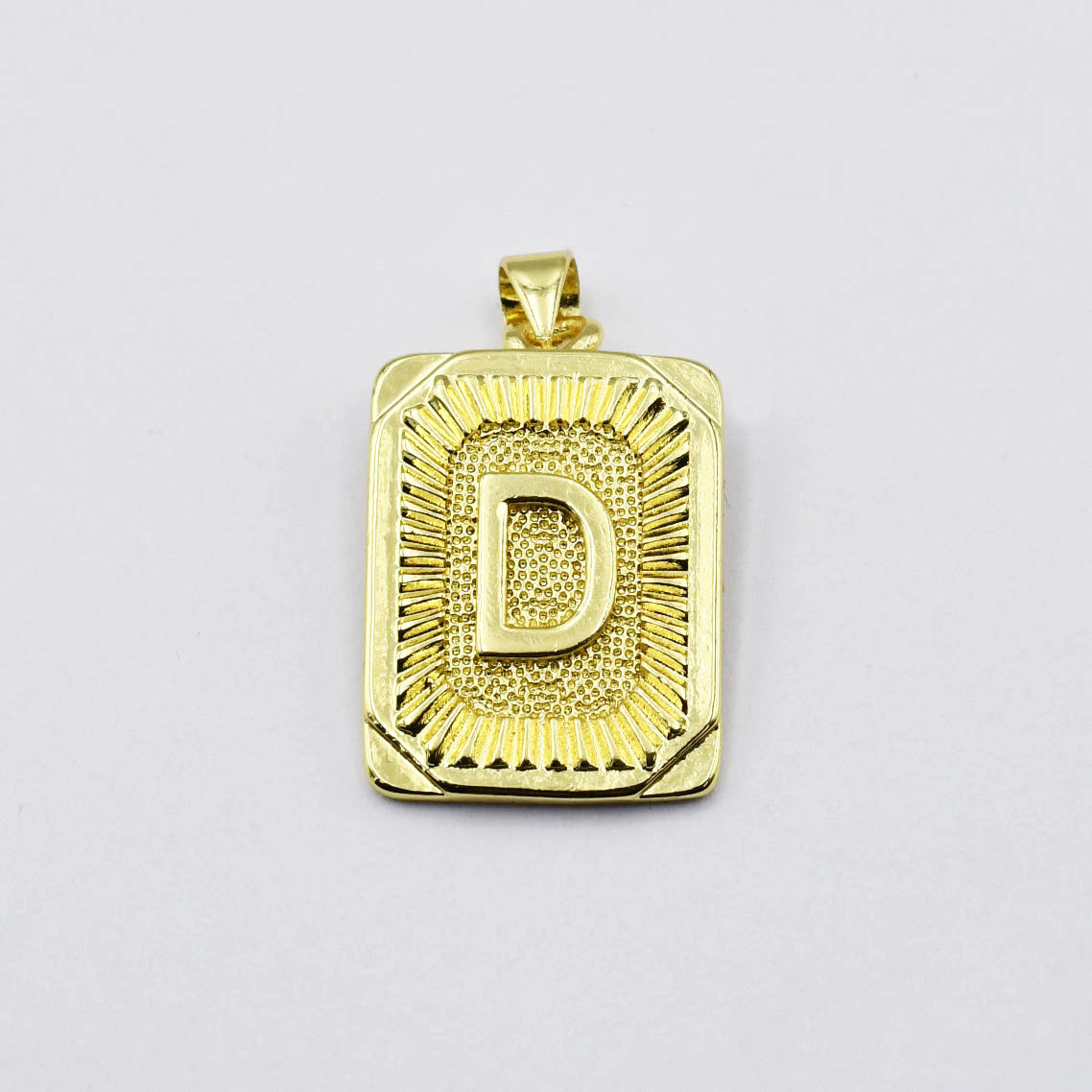 Medallion Initial Charm