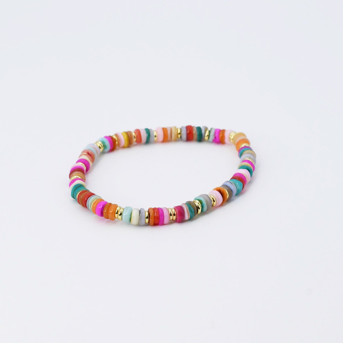 Dainty Bright Beaded Bracelet N68