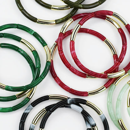 Dainty Glam Stretch Bracelet Set