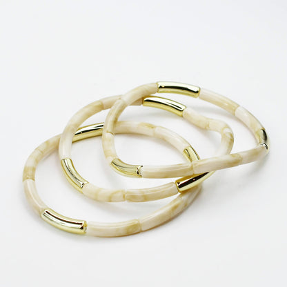 Dainty Glam Stretch Bracelet Set