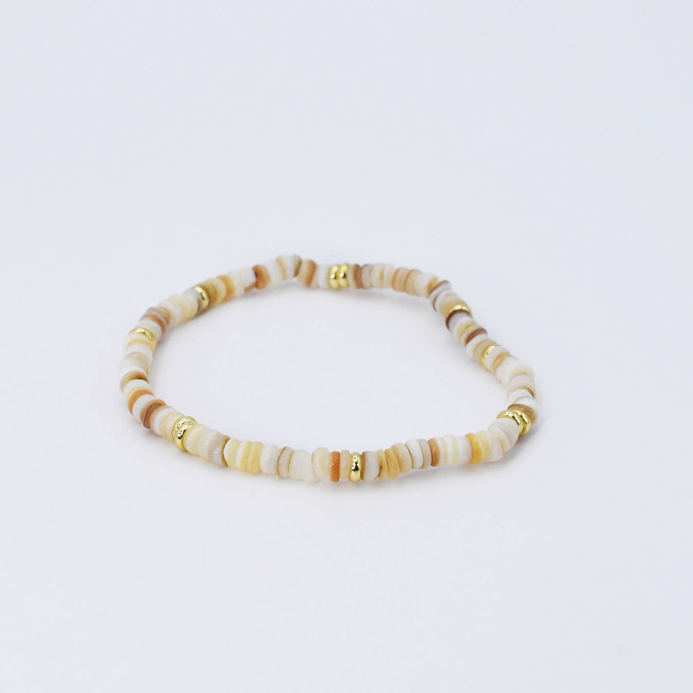 Dainty Natural Beaded Bracelet T58