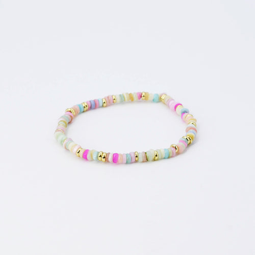 Dainty Pastel Beaded Bracelet T57