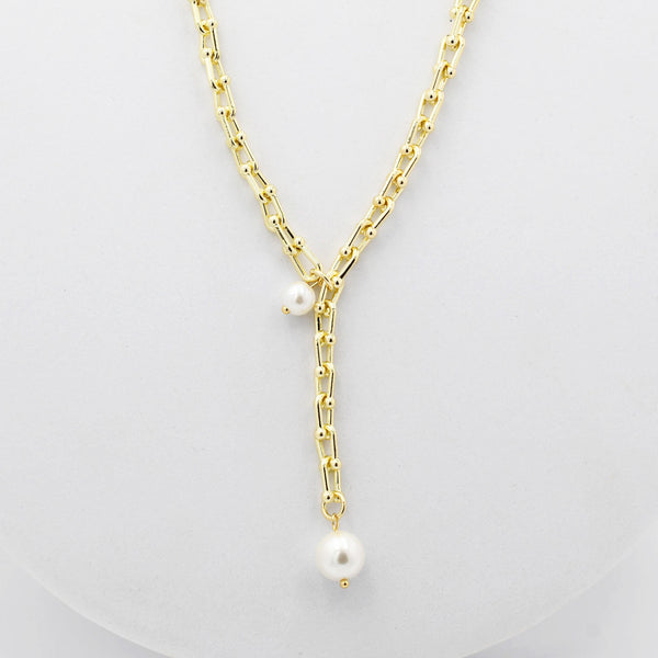 Dangle Pearl Necklace