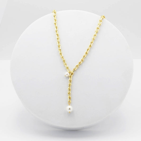 Dangle Pearl Necklace B2