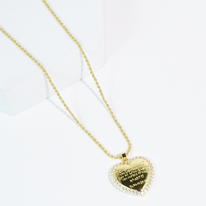 Delight Yourself In The Lord Gold Necklace