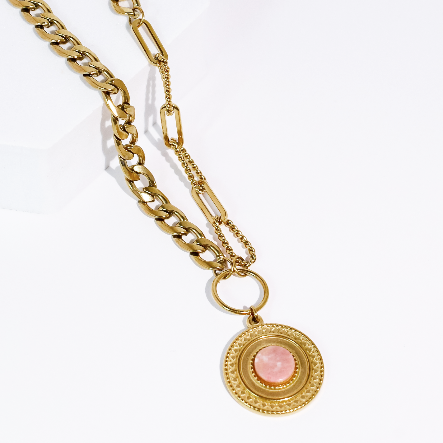 Desert Glow Coral Necklace