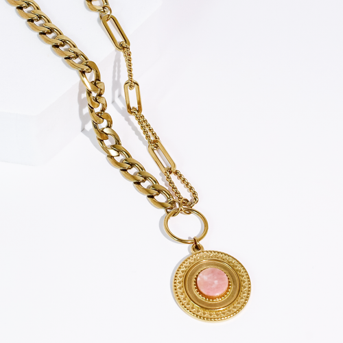 Desert Glow Coral Necklace