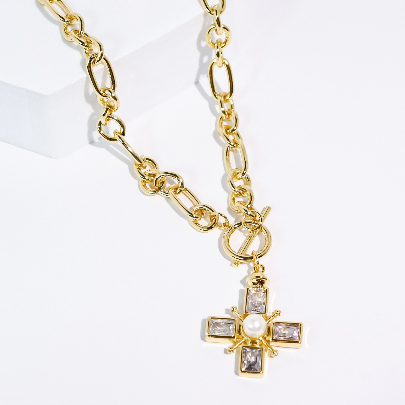 Divine Light Gold Necklace