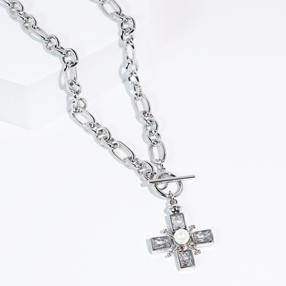 Divine Light Silver Necklace