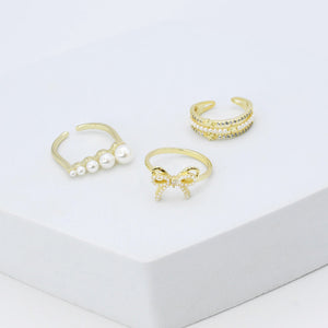 Divine Pearl Ring Set G13