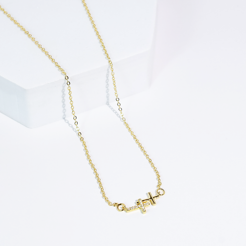 Double Grace Gold Necklace