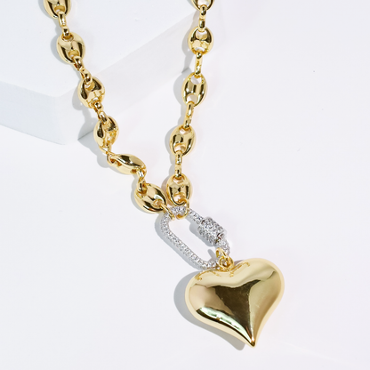 Double Trouble Gold Necklace