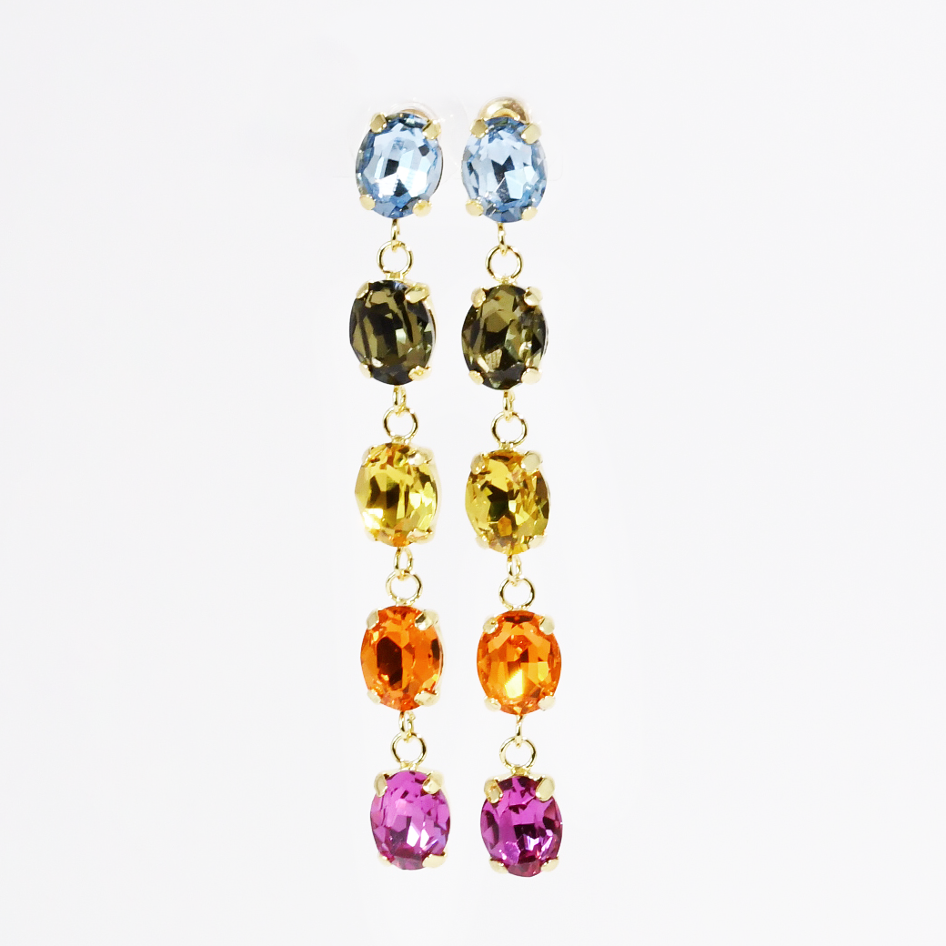 Drop Rainbow Earrings
