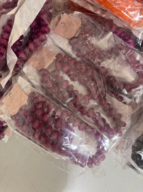 Sugar beads purple
