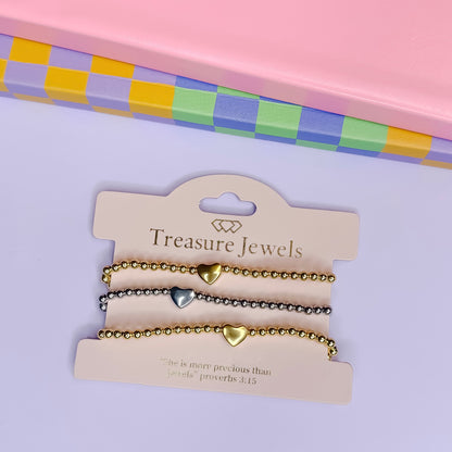 Heartfelt Bracelet Set