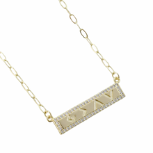 Load image into Gallery viewer, Gold God is Greater than the highs and the lows necklace
