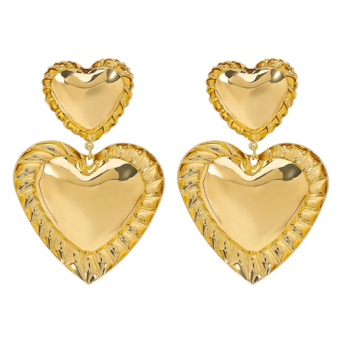 The Holly Hearts Earrings