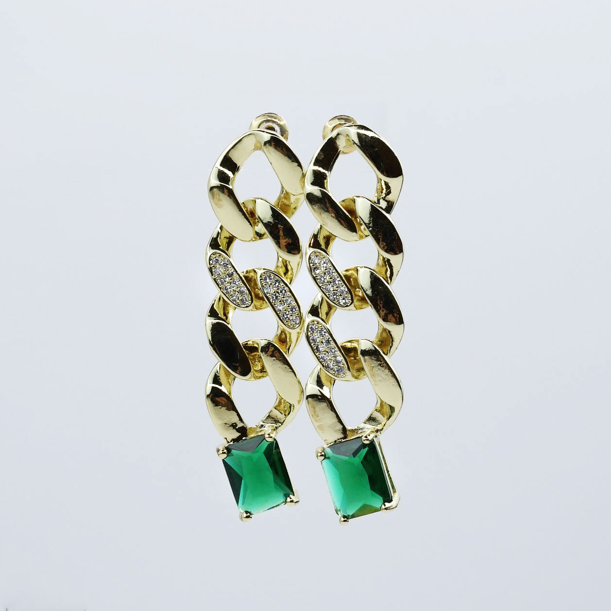 Emerald Chain Luxe Drops