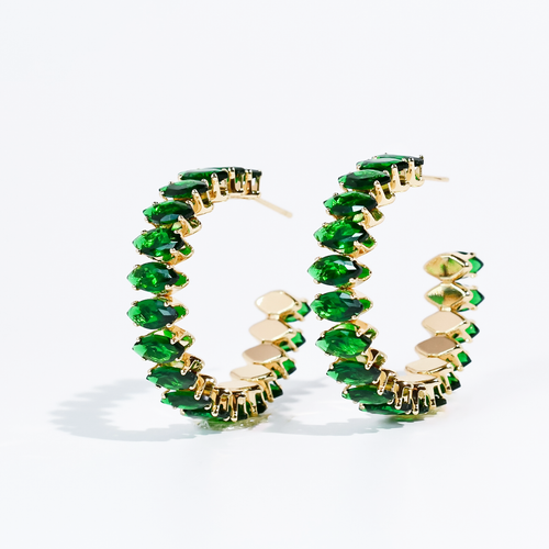 Emerald Royale Hoop