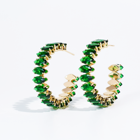 Emerald Royale Hoop