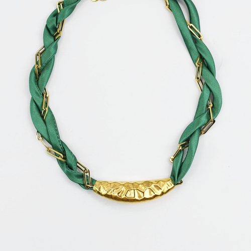 Colorful charms gold necklace featuring gemstone details, layered jewelry design, trendy accessory for women’s jewelry collections, boutique wholesale fashion necklace that is hypoallergenic, tarnish free, and waterproof jewelry with a cute aesthetic statement style