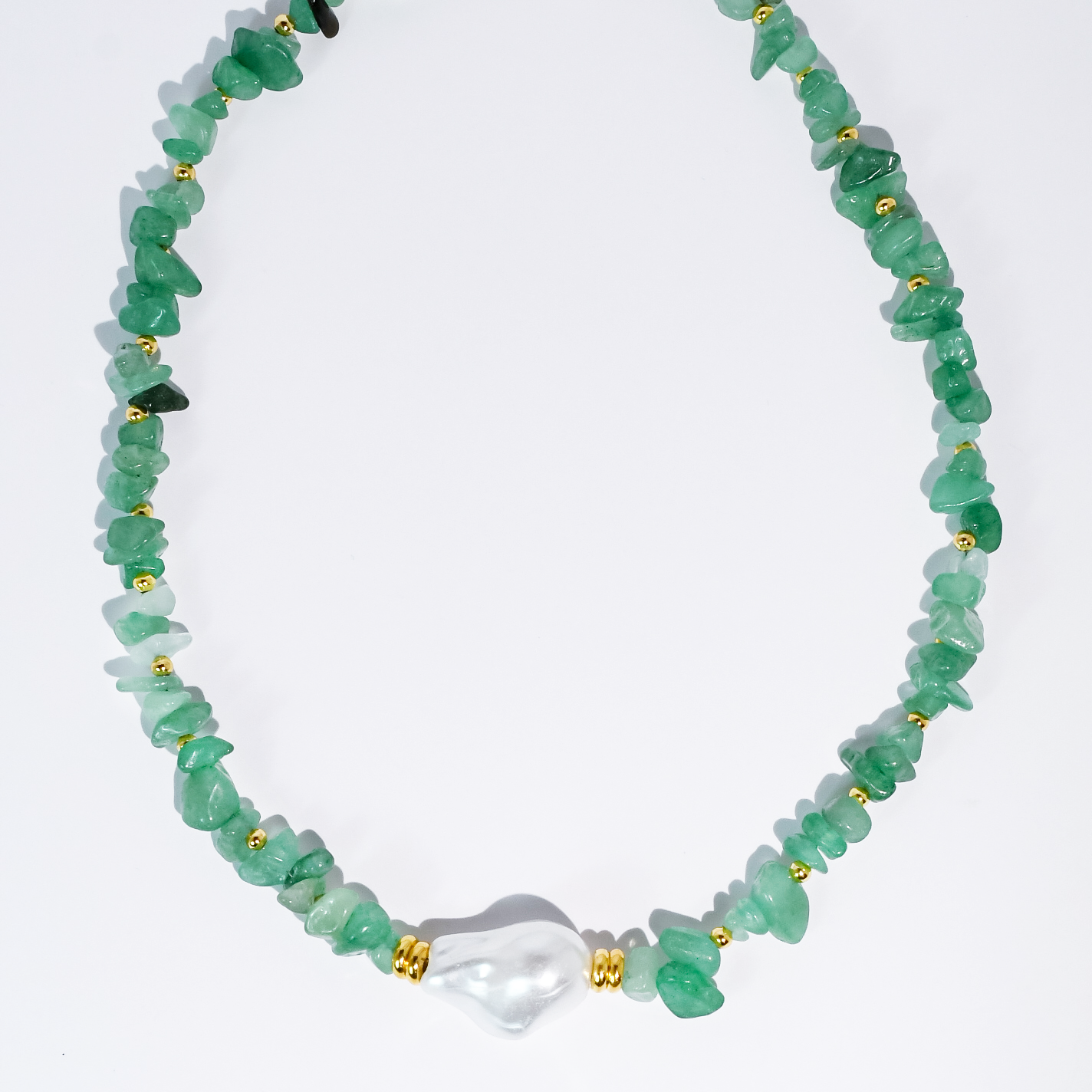 Colorful charms gold necklace featuring gemstone details, layered jewelry design, trendy accessory for women’s jewelry collections, boutique wholesale fashion necklace that is hypoallergenic, tarnish free, and waterproof jewelry with a cute aesthetic statement style