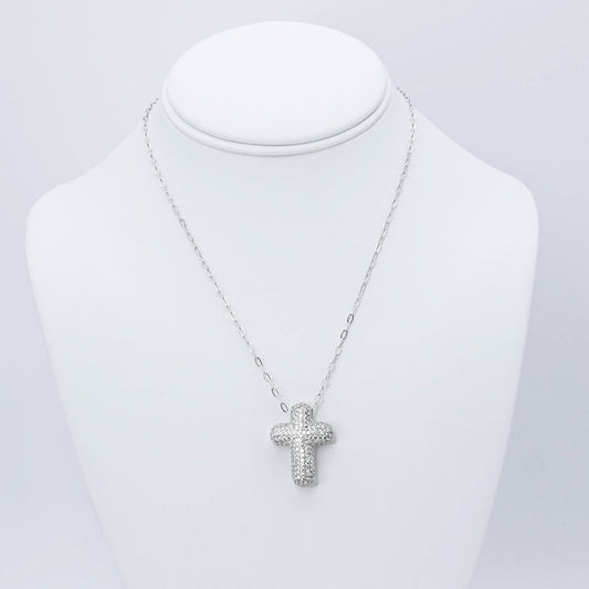 Faithful Glow Silver Necklace M9