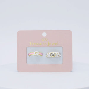 Flower Diamond Ring Set I2