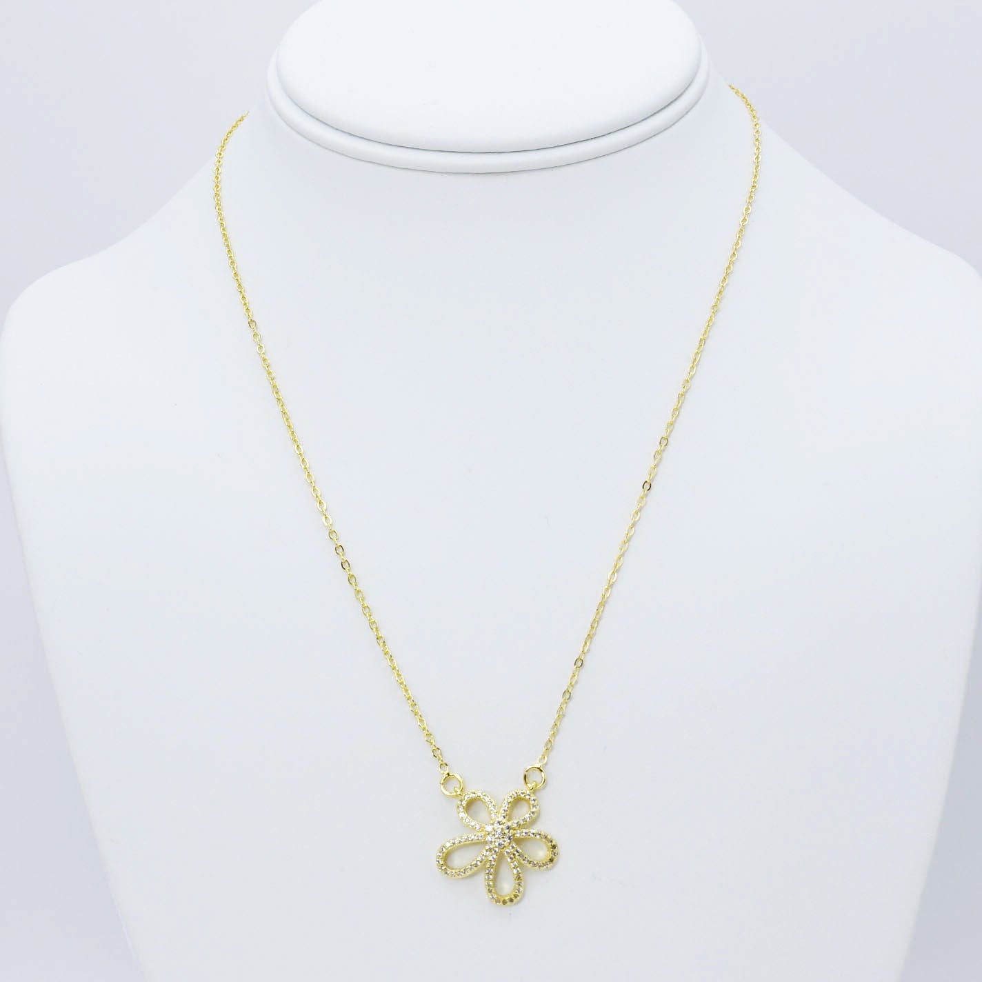 Flower Power Gold Necklace