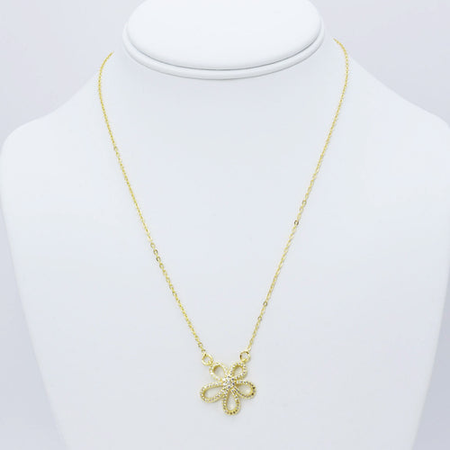 Flower Power Gold Necklace