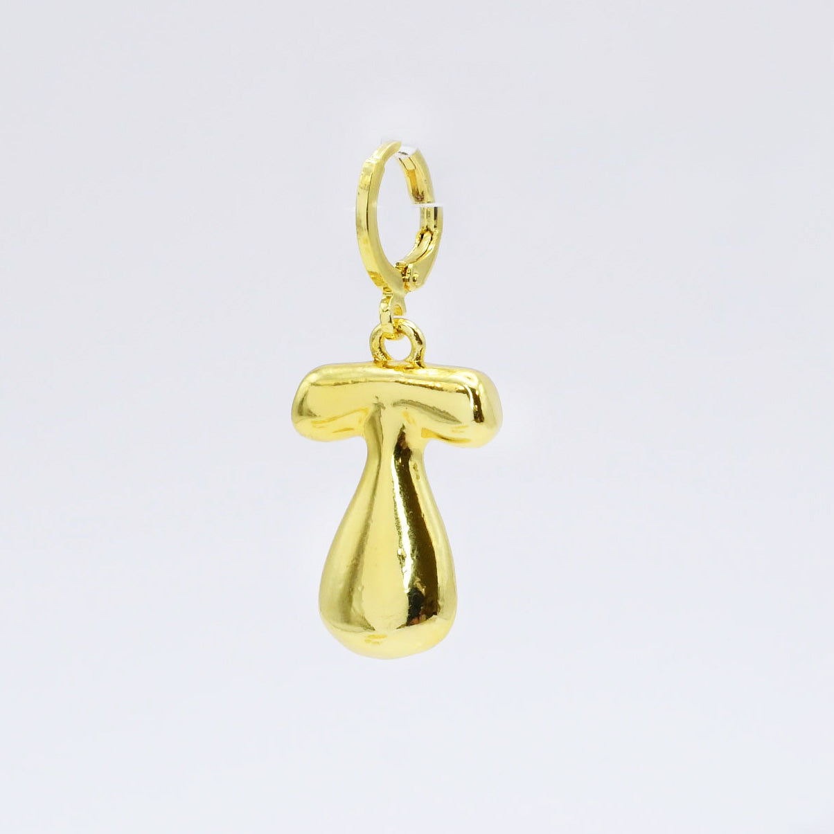 Funky Gold Initial Charm