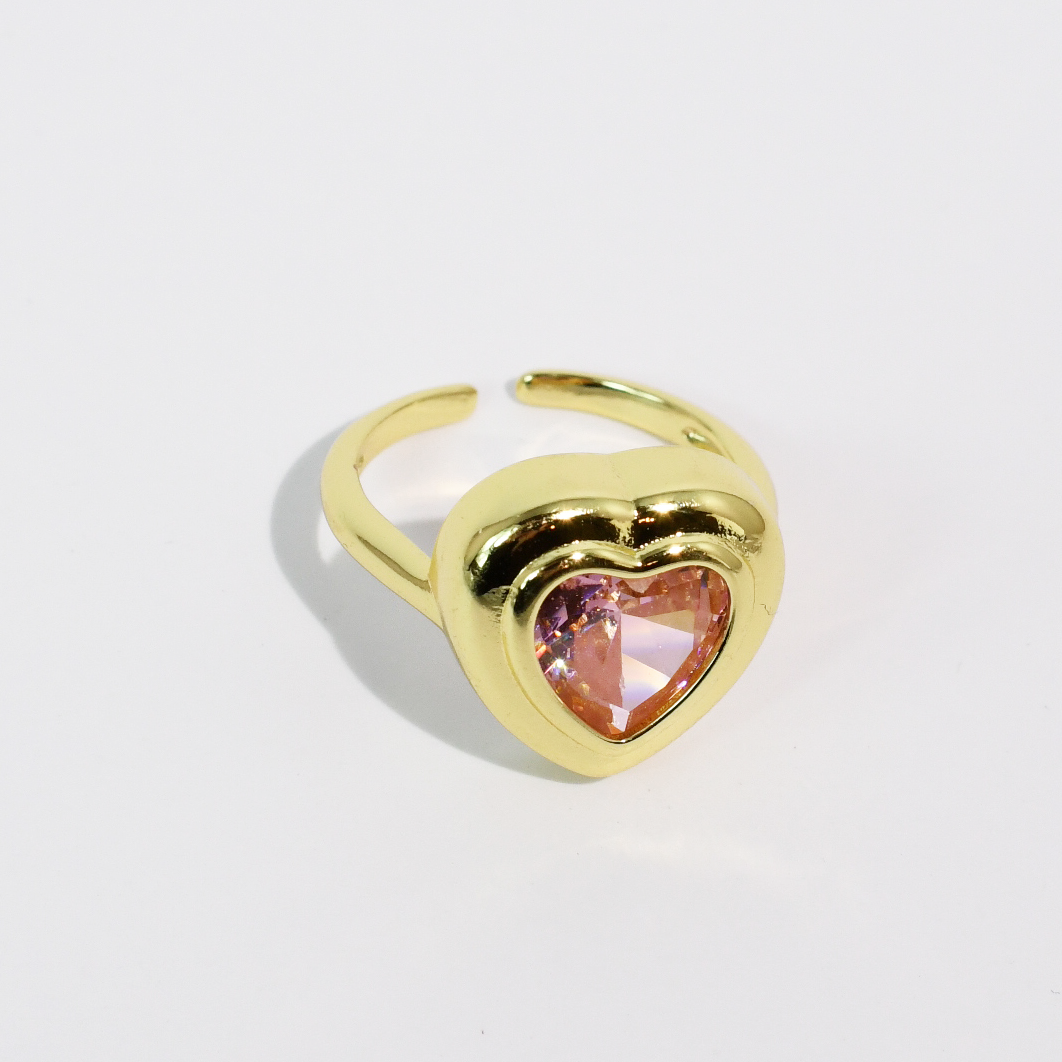 Garden Ring Blush Heart