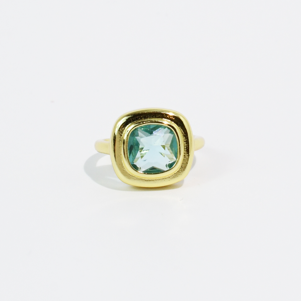 Garden Ring Mint Cushion