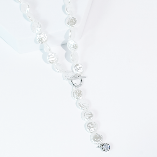 Gilded Grace Silver Necklace