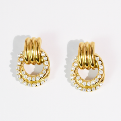 Gilded Pearl Stud Waterproof