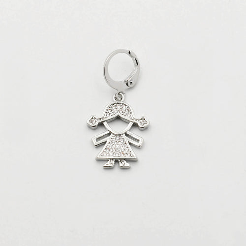 Girl Silver Charm CH-69