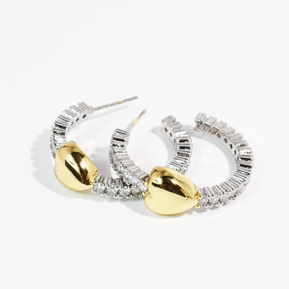 Glam Heart Hoops