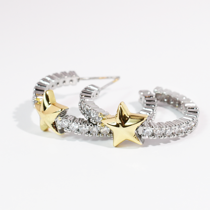 Glam Star Hoops