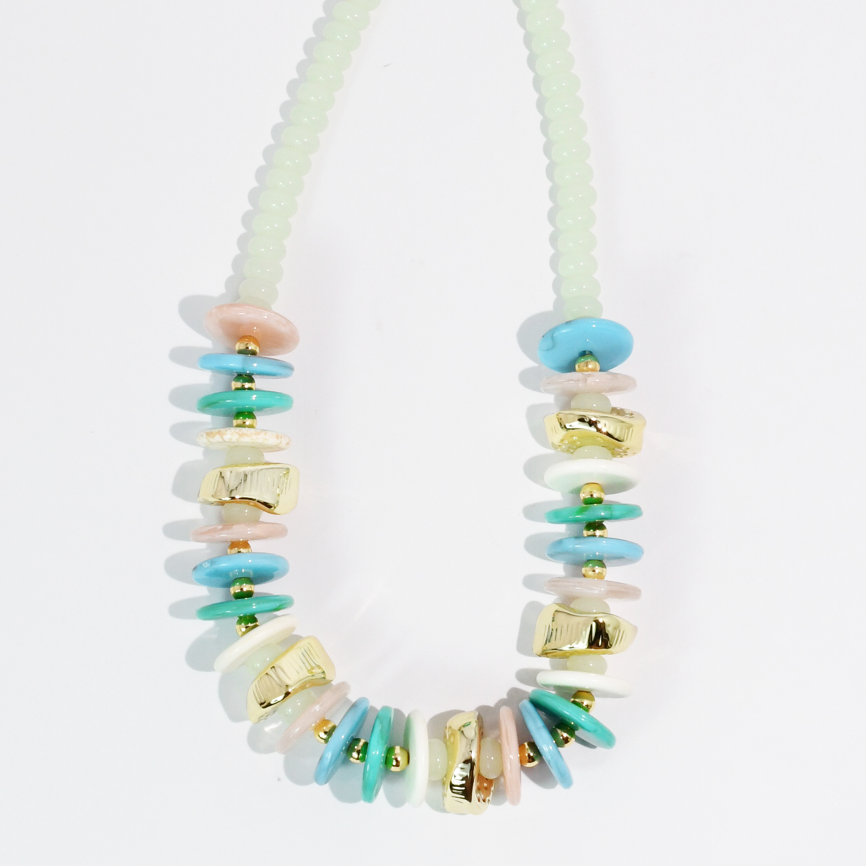 Glow Greens Necklace
