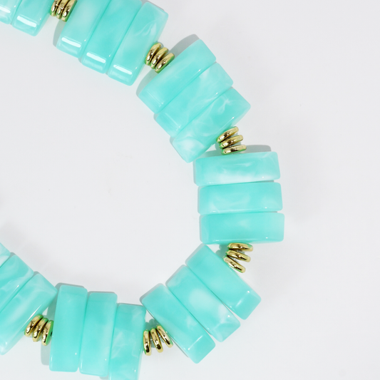 Glow Stone Mint Necklace