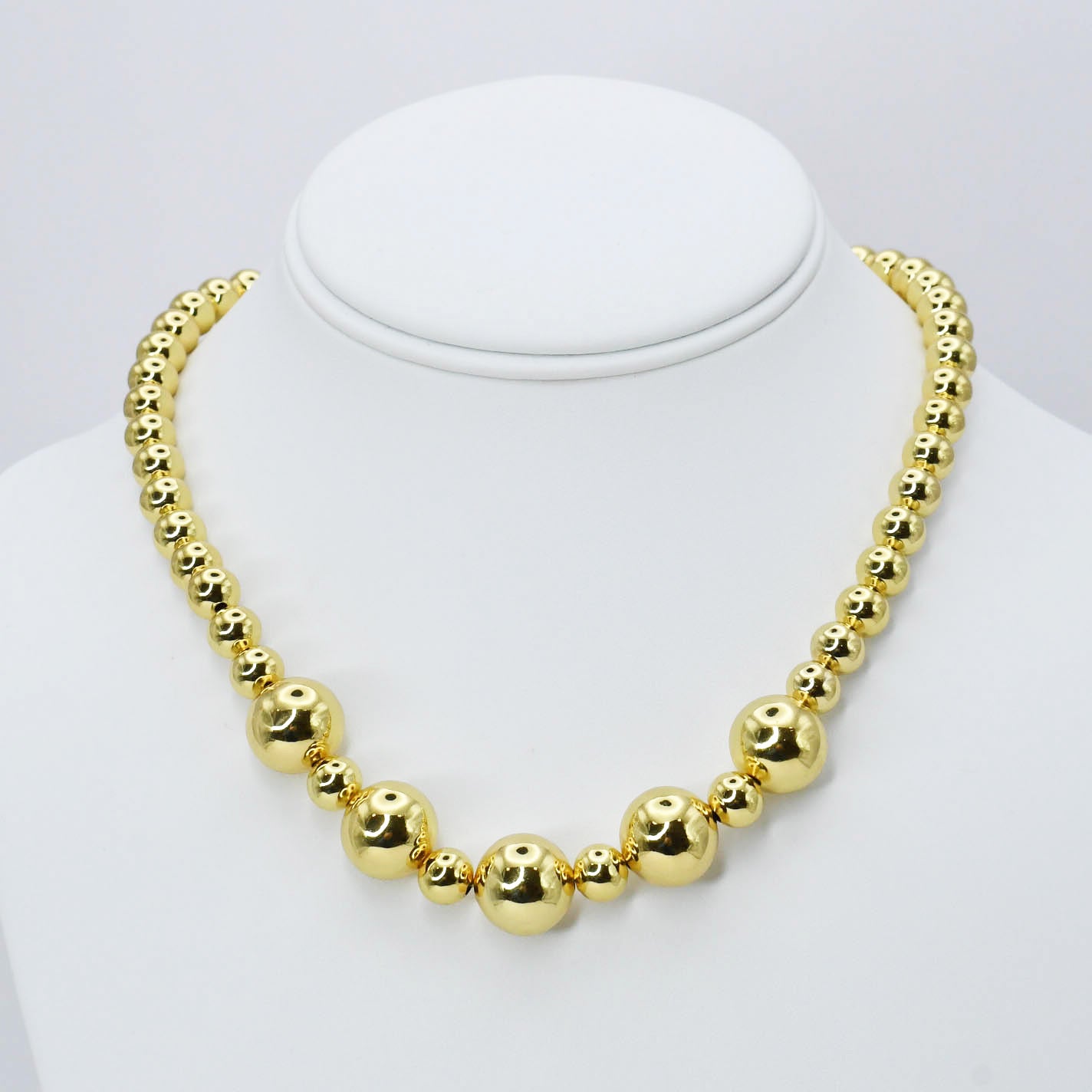 Golden Beads Necklace I-41