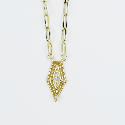 Golden Edge Necklace
