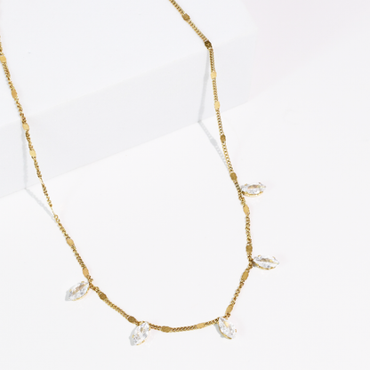 Golden Spark Waterproof  Necklace