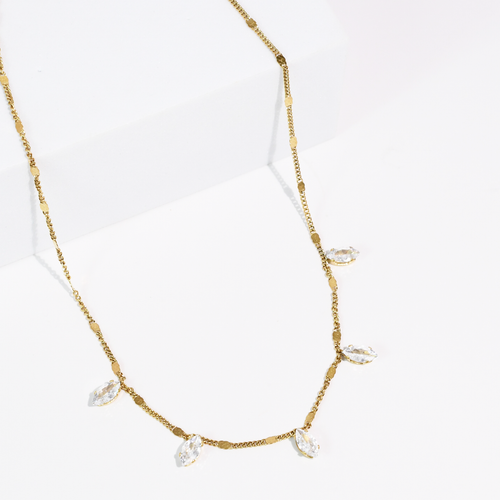 Golden Spark Waterproof  Necklace