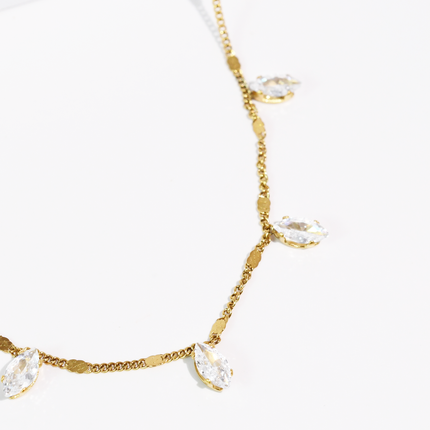 Golden Spark Waterproof  Necklace